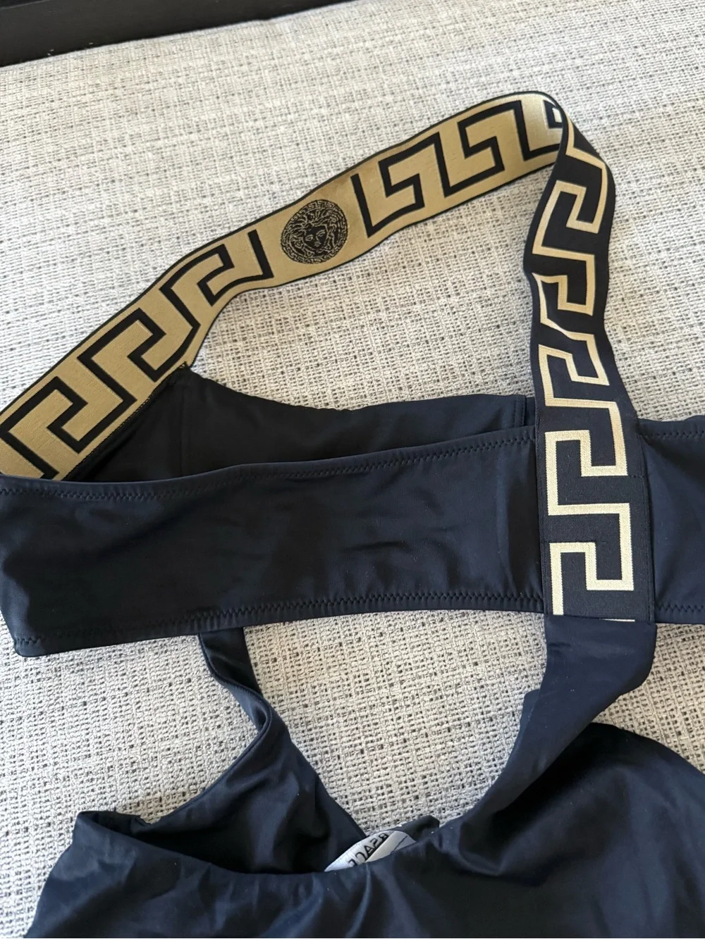 NWOT Versace Econyl Black One-Piece Swimsuit - 2